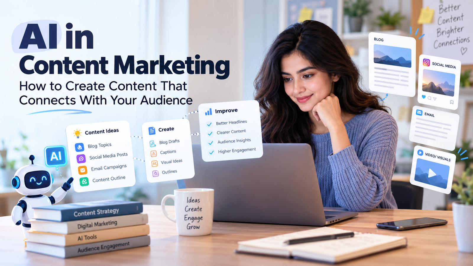 AI in Content Marketing Header Banner